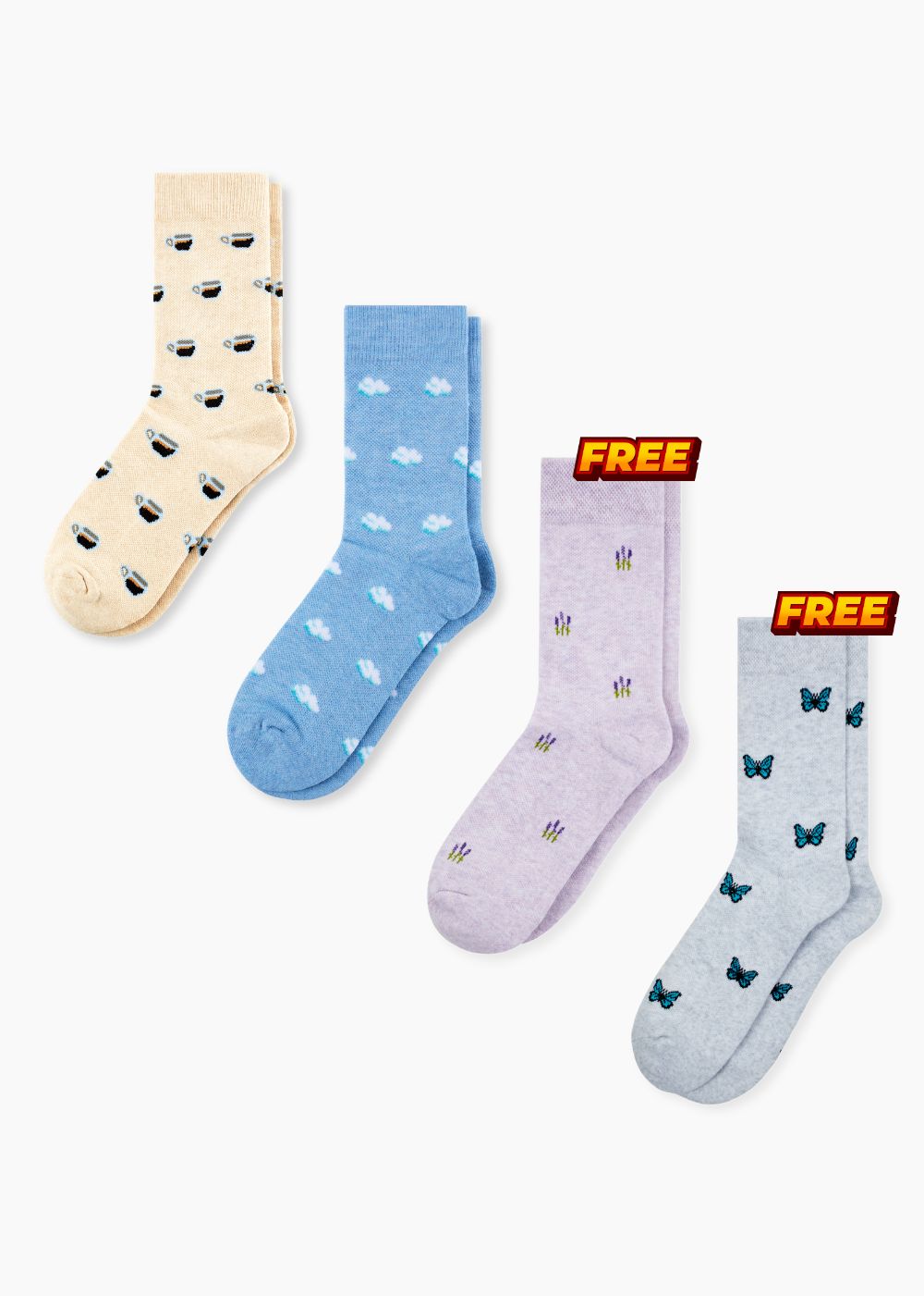Coffee, Cloud, Lavender, Butterfly BUNDLE (4 Pack)