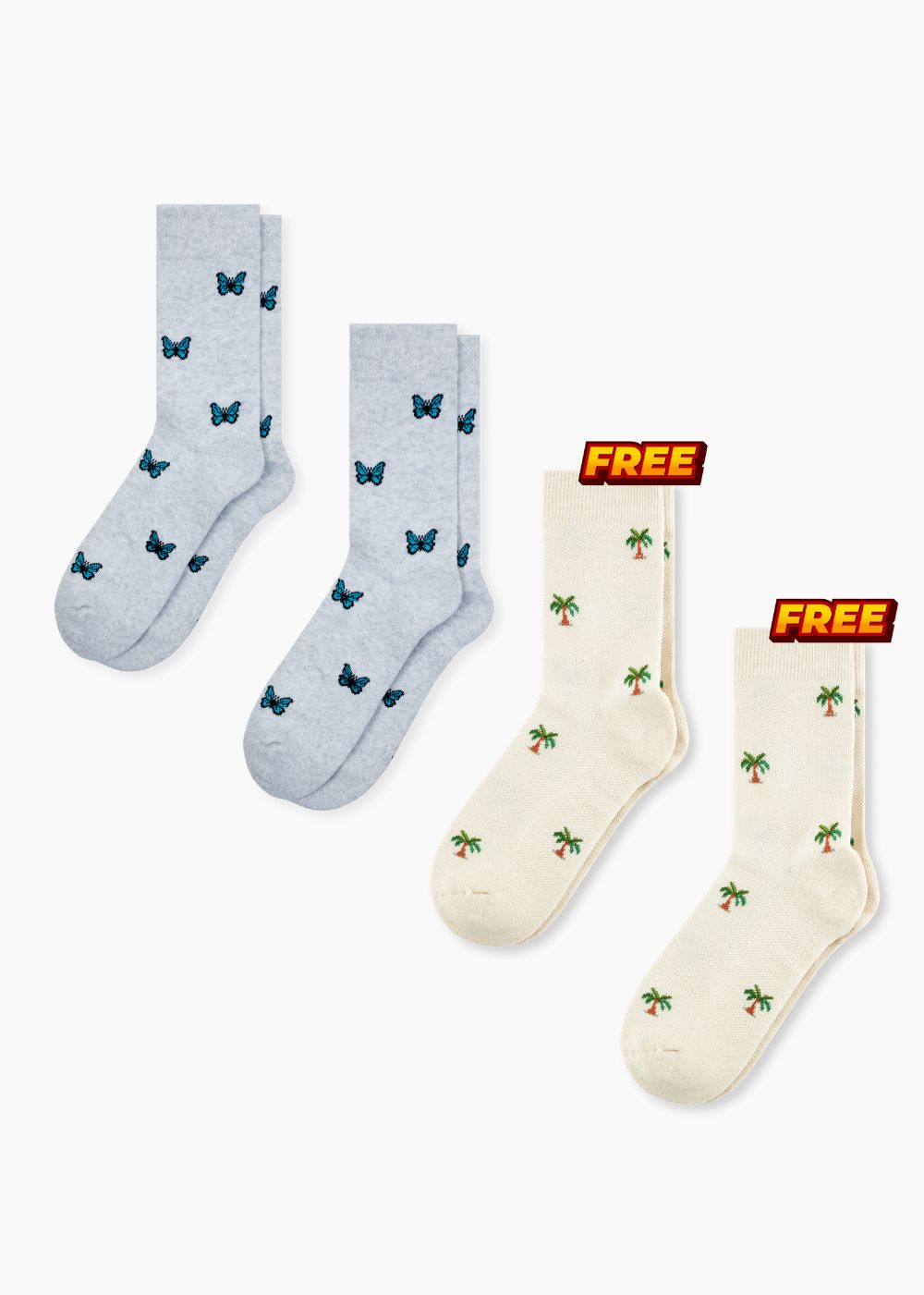 Butterfly, Palm Trees BUNDLE (4 Pack)