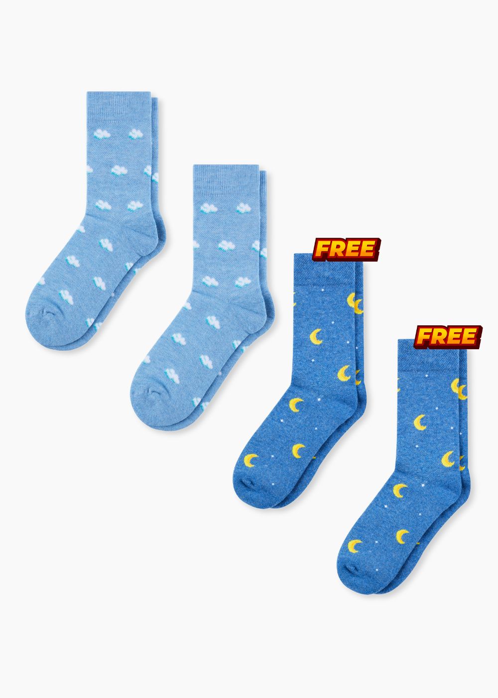 Cloud, Moon BUNDLE (4 Pack)