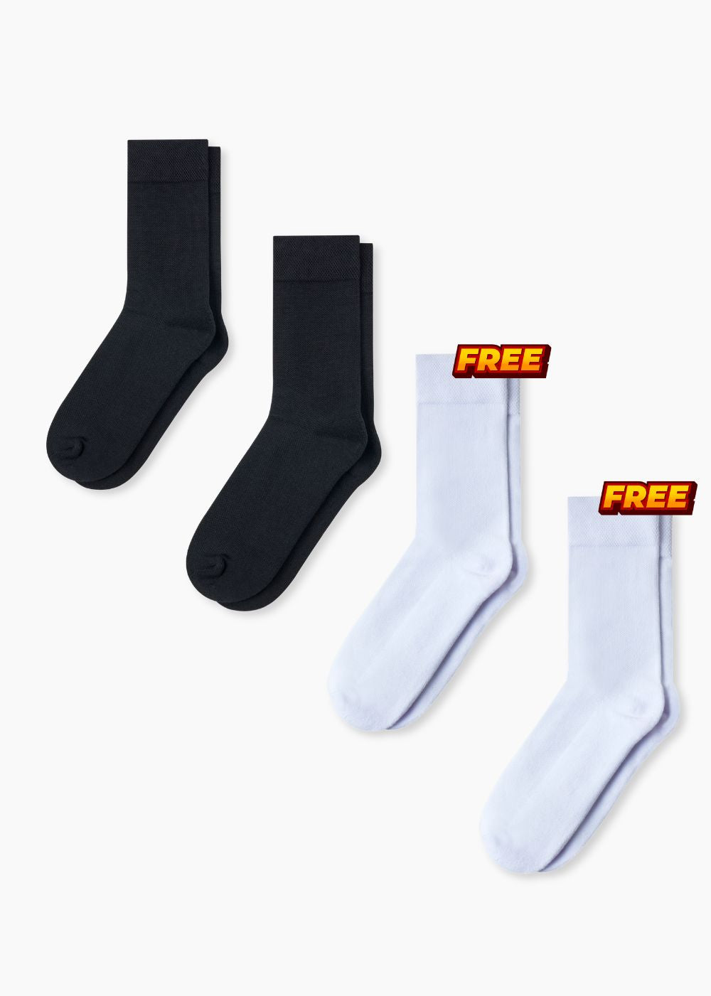 Black, White BUNDLE (4 Pack)