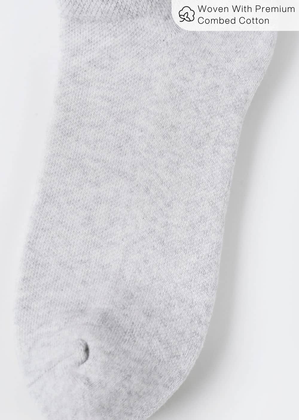 Grey Ankle Compression Socks