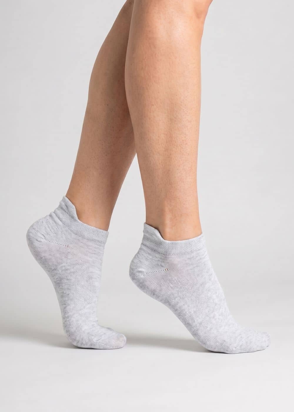 Grey Ankle Compression Socks