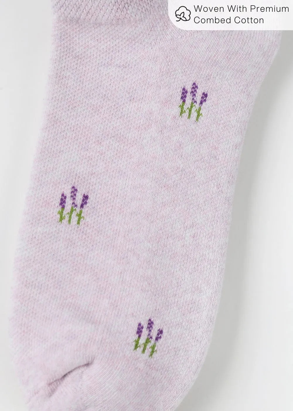 Lavender Ankle Compression Socks