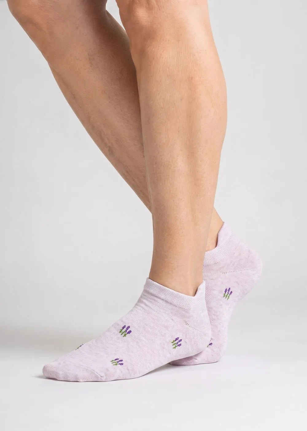 Lavender Ankle Compression Socks