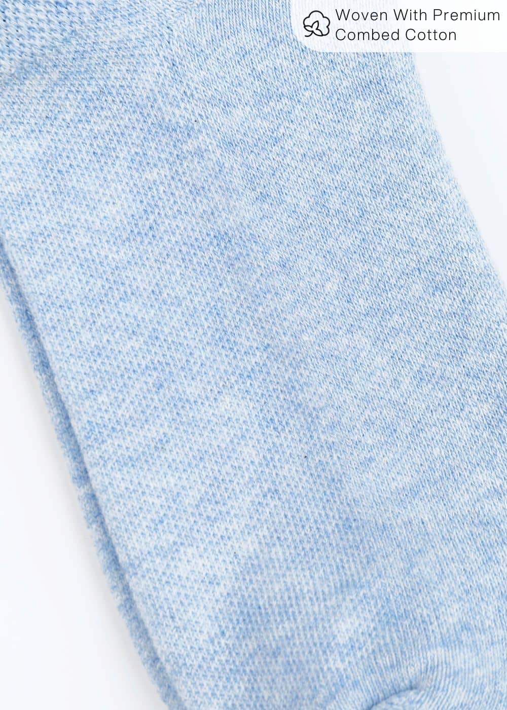 Sky Blue Ankle Compression Socks