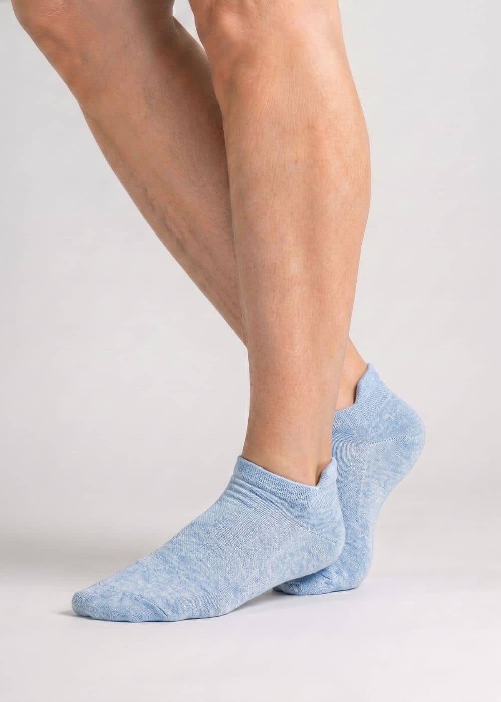Sky Blue Ankle Compression Socks